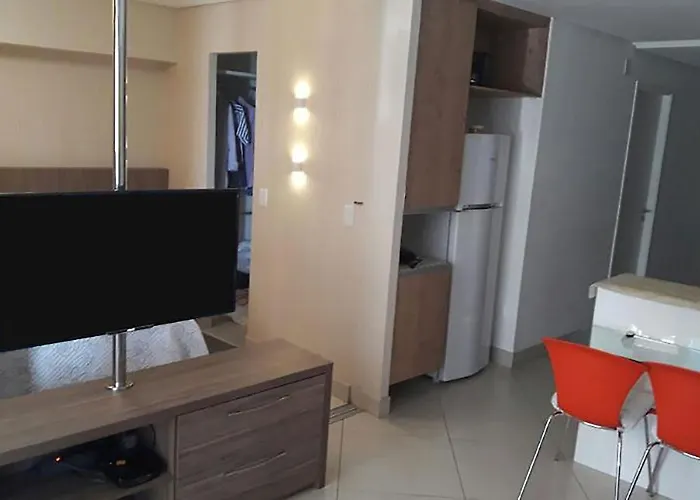 Apartamento em Frente a Praia com Wifi e Piscina